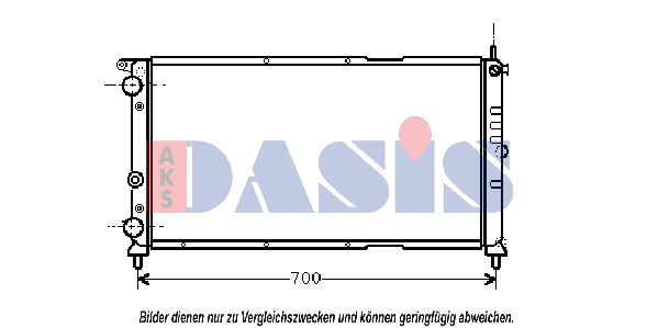 AKS DASIS Radiators, Motora dzesēšanas sistēma 080830N